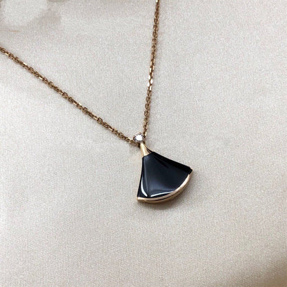 [⭐Hevara Jewelry]DREAM NECKLACE ONYX 1 DIAMOND