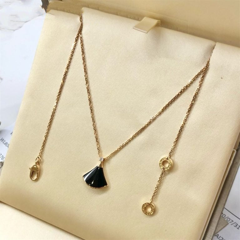 [⭐Hevara Jewelry]DREAM NECKLACE ONYX 1 DIAMOND