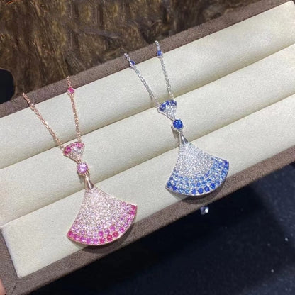[⭐Hevara Jewelry]DREAM NECKLACE AGATE SILVER DIAMOND