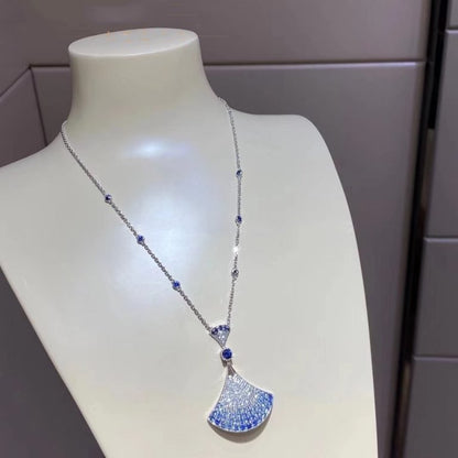 [⭐Hevara Jewelry]DREAM NECKLACE AGATE SILVER DIAMOND