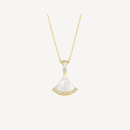 [⭐Hevara Jewelry]DREAM NECKLACE MOP GOLD DIAMOND