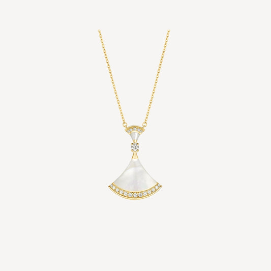 [⭐Hevara Jewelry]DREAM NECKLACE MOP GOLD DIAMOND