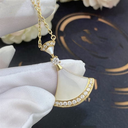 [⭐Hevara Jewelry]DREAM NECKLACE MOP GOLD DIAMOND
