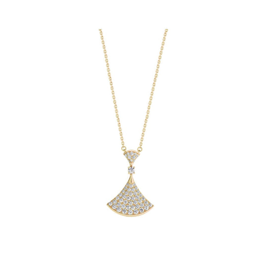 [⭐Hevara Jewelry]DREAM NECKLACE GOLD FULL DIAMOND