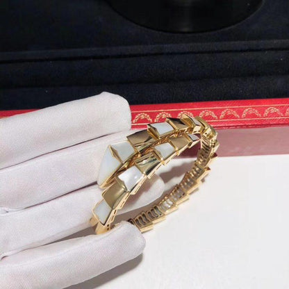 [⭐Hevara Jewelry]SERPENTI BRACELET MOP GOLD