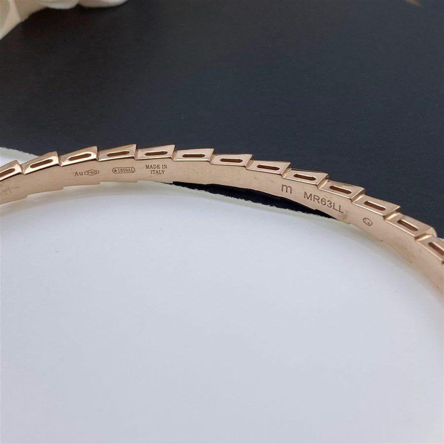 [⭐Hevara Jewelry]SERPENTI BRACELET PINK GOLD MOP DIAMOND