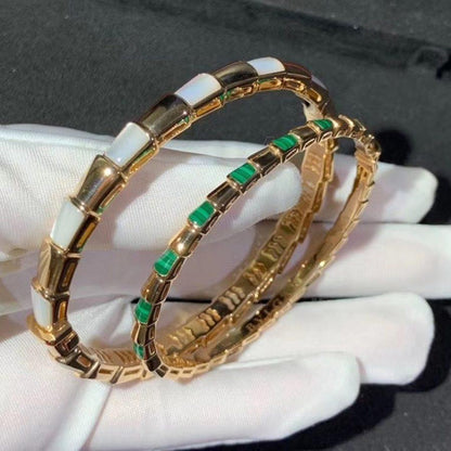 [⭐Hevara Jewelry]SERPENTI BRACELET PINK GOLD MOP