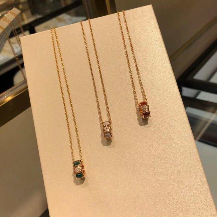 [⭐Hevara Jewelry]SERPENTI PEDANT DIAMOND NECKLACE