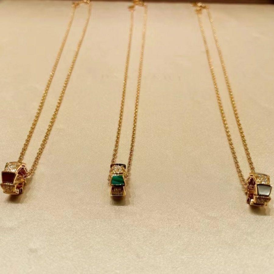 [⭐Hevara Jewelry]SERPENTI PEDANT DIAMOND NECKLACE