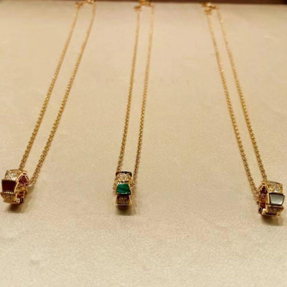 [⭐Hevara Jewelry]SERPENTI PEDANT DIAMOND NECKLACE