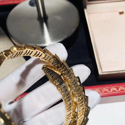 [⭐Hevara Jewelry]SERPENTI BRACELET 8MM GOLD DIAMOND