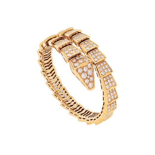 [⭐Hevara Jewelry]SERPENTI BRACELET 8MM GOLD DIAMOND