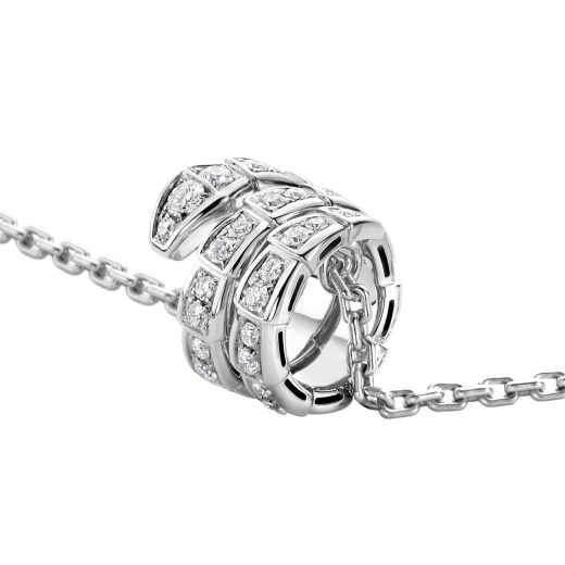 [⭐Hevara Jewelry]SERPENTI  NECKLACE DOUBLE RING DIAMOND