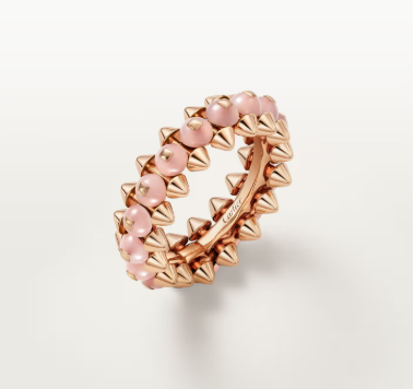 [⭐Hevara Jewelry]CLASH ELEGANT ROSE GOLD RING FEATURING NATURAL AGATE