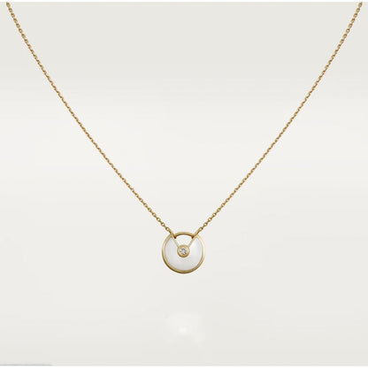 [⭐Hevara Jewelry]AMULETTE ROSE GOLD MOP NECKLACE