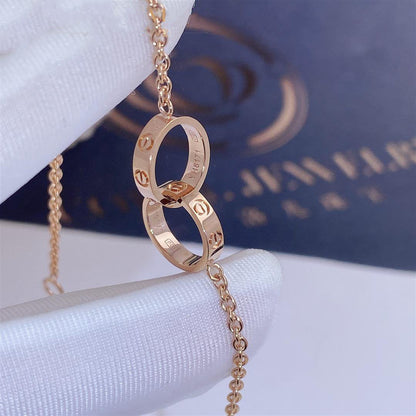 [⭐Hevara Jewelry]LOVE BRACELET DOUBLE RING