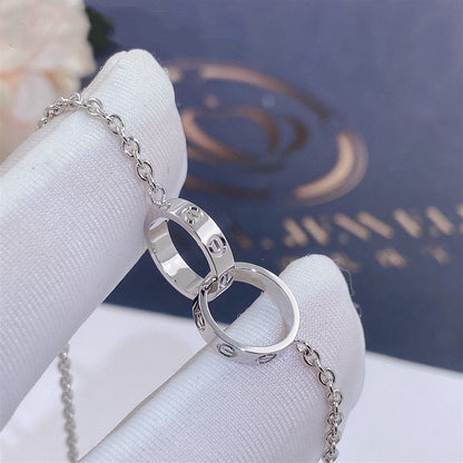 [⭐Hevara Jewelry]LOVE BRACELET DOUBLE RING