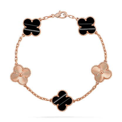[⭐Hevara Jewelry] CLOVER 5 MOTIF PULSAR STONE BRACELET COLLECTION