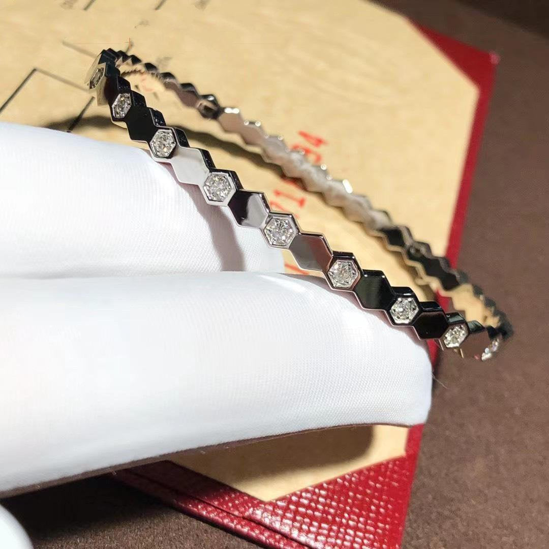 [⭐Hevara Jewelry]BEE LOVE SILVER DIAMOND BRACELET