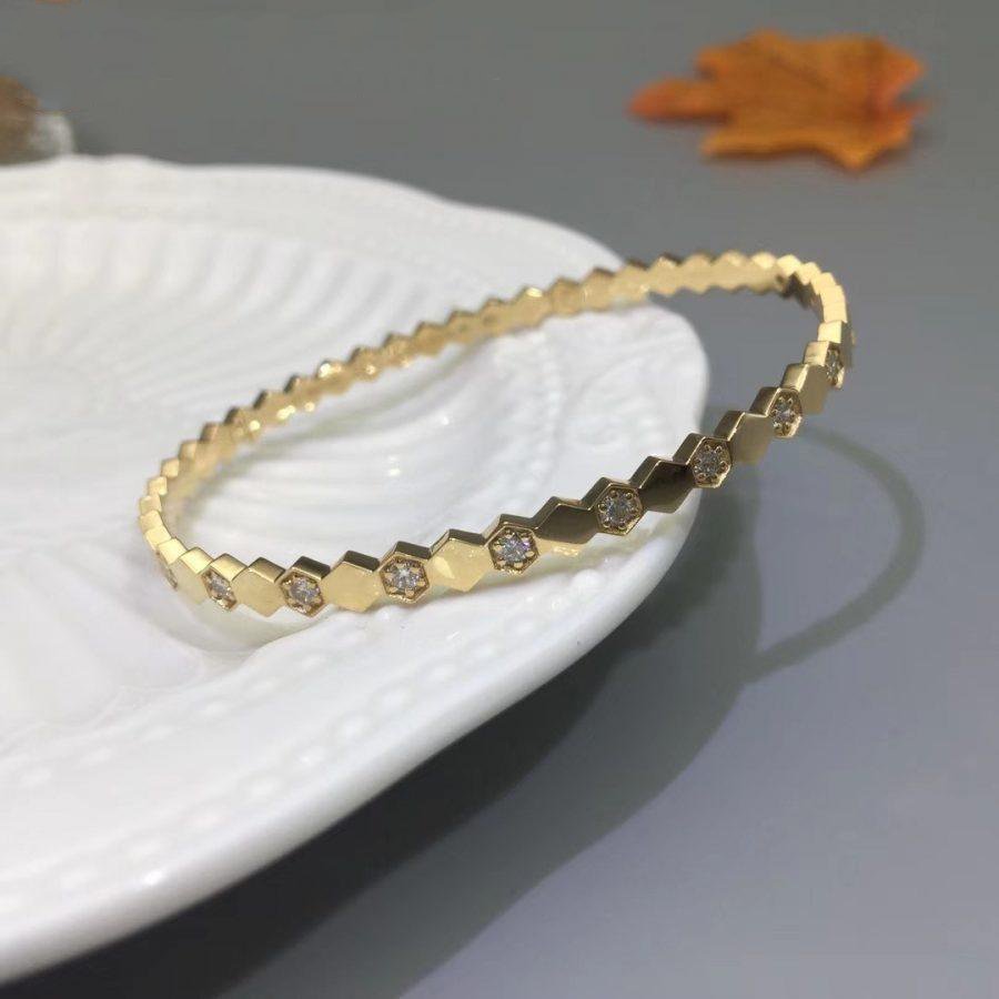 [⭐Hevara Jewelry]BEE LOVE GOLD DIAMOND BRACELET