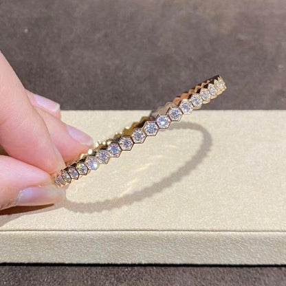 [⭐Hevara Jewelry]BEE LOVE GOLD BRACELET FULL DIAMOND