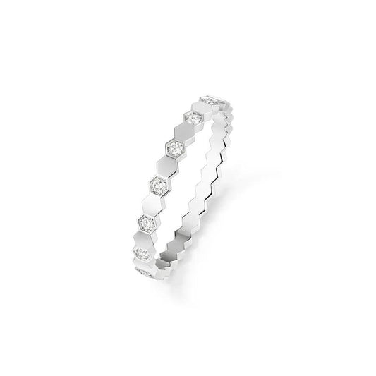 [⭐Hevara Jewelry]BEE LOVE RING SILVER DIAMOND