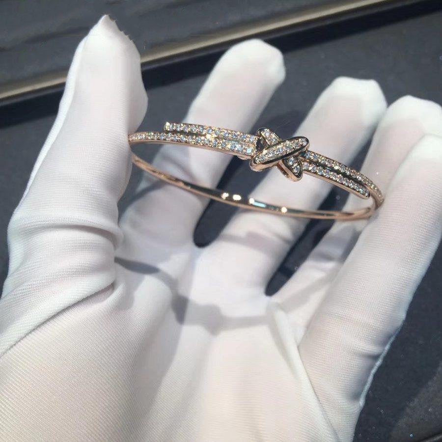 [⭐Hevara Jewelry]JEUX DE BRACELET DIAMONDS PINK GOLD