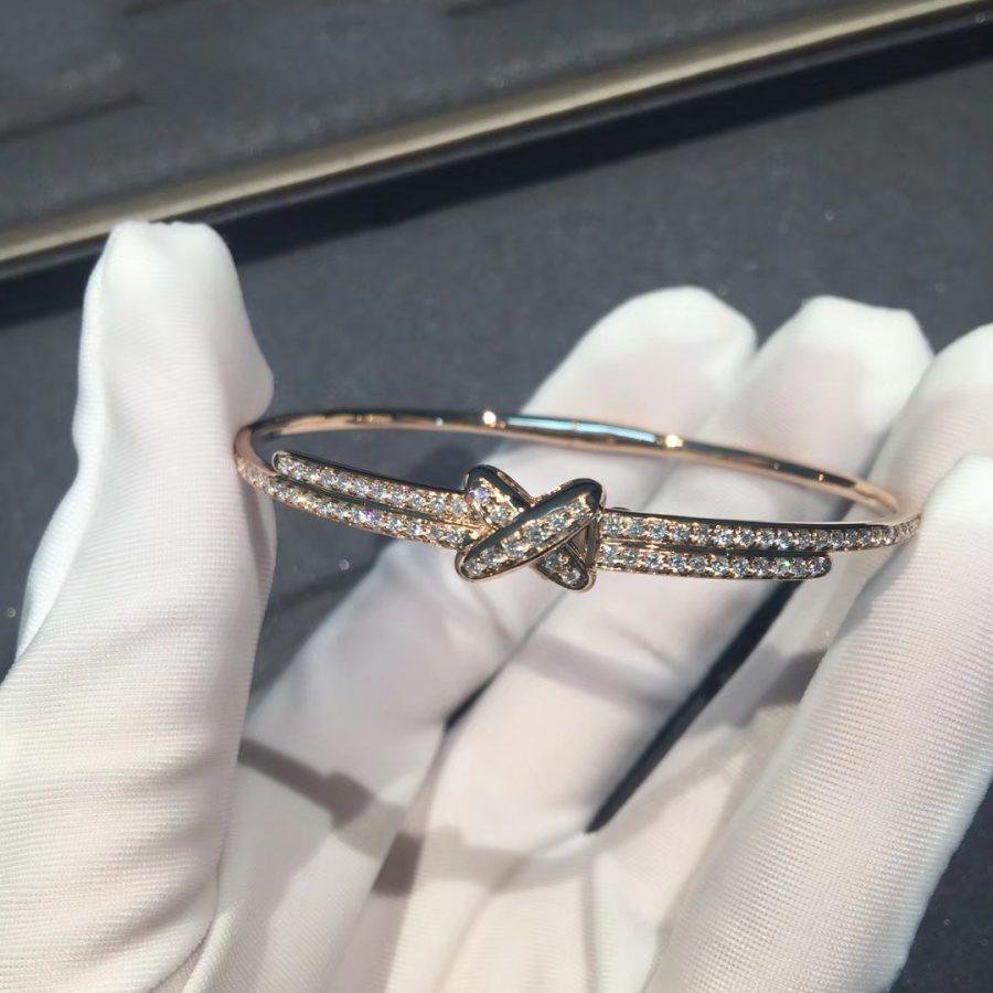 [⭐Hevara Jewelry]JEUX DE BRACELET DIAMONDS PINK GOLD