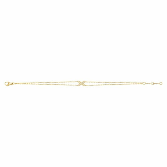 [⭐Hevara Jewelry]JEUX BRACELET GOLD DIAMOND