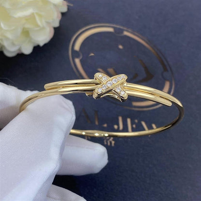 [⭐Hevara Jewelry]JEUX DE BRACELET GOLD DIAMONDS