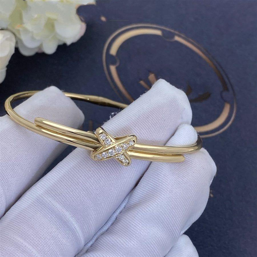[⭐Hevara Jewelry]JEUX DE BRACELET GOLD DIAMONDS