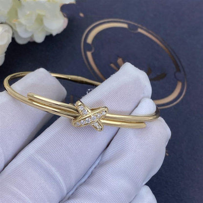 [⭐Hevara Jewelry]JEUX DE BRACELET GOLD DIAMONDS