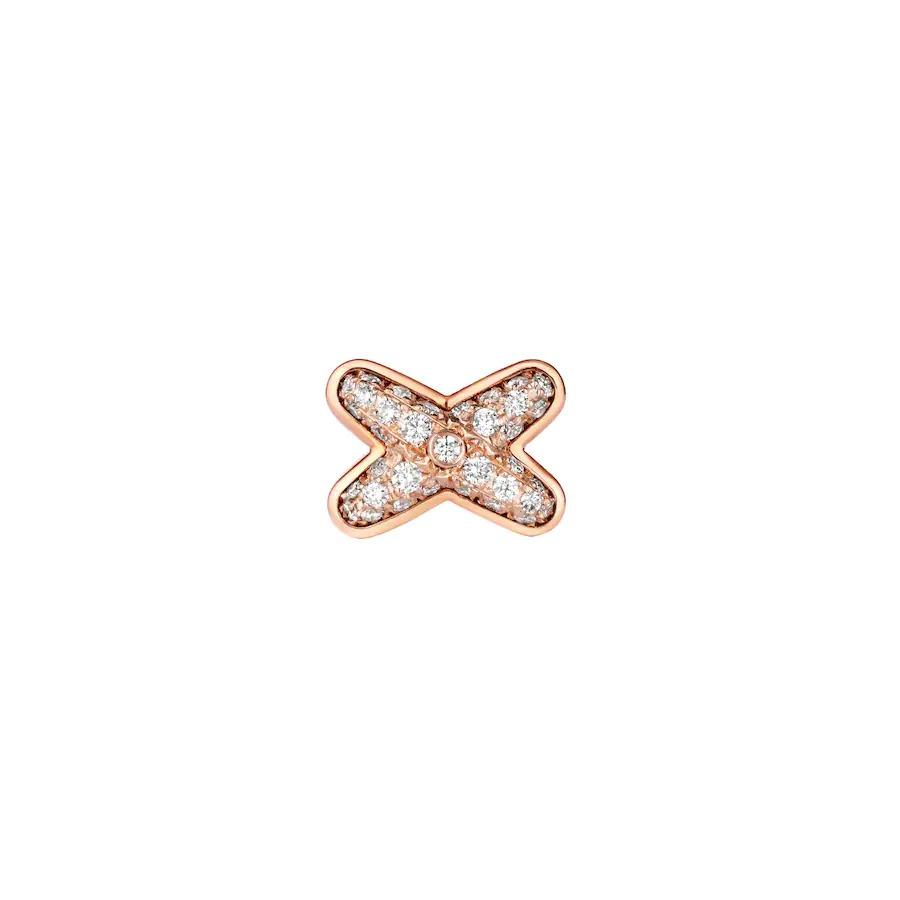 [⭐Hevara Jewelry]JEUX DE PINK GOLD DIAMOND EARRINGS