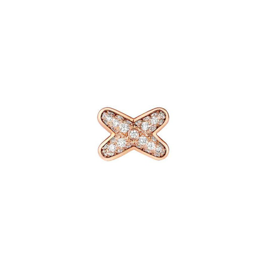 [⭐Hevara Jewelry]JEUX DE PINK GOLD DIAMOND EARRINGS