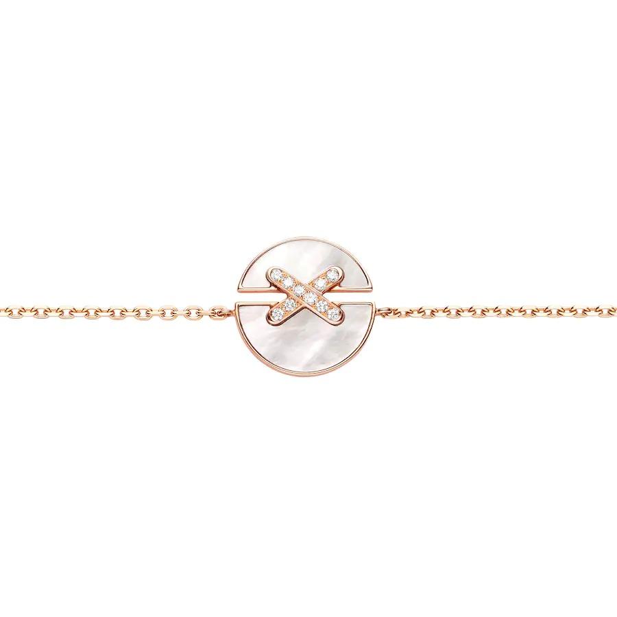 [⭐Hevara Jewelry]JEUX DE BRACELET MOP PINK GOLD DIAMONDS