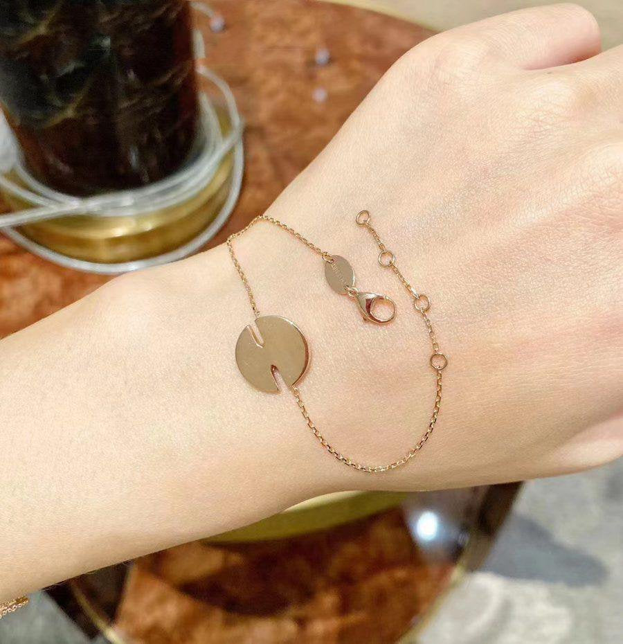 [⭐Hevara Jewelry]JEUX DE BRACELET MOP PINK GOLD DIAMONDS