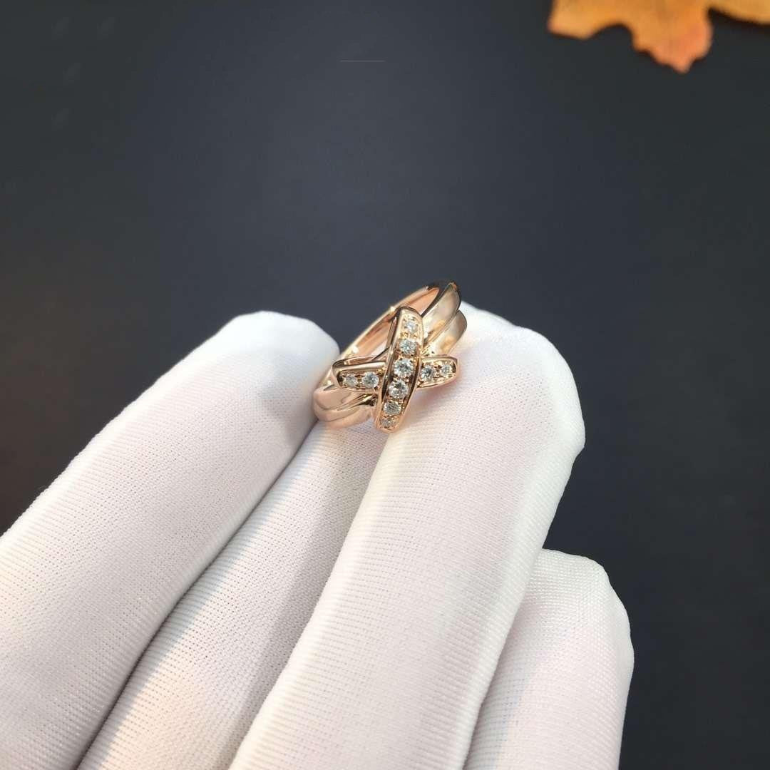 [⭐Hevara Jewelry]JEUX DE PINK GOLD DIAMOND RING