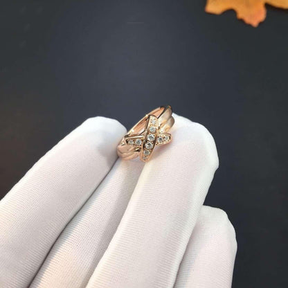 [⭐Hevara Jewelry]JEUX DE PINK GOLD DIAMOND RING