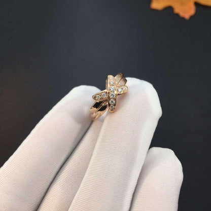 [⭐Hevara Jewelry]JEUX DE PINK GOLD DIAMOND RING