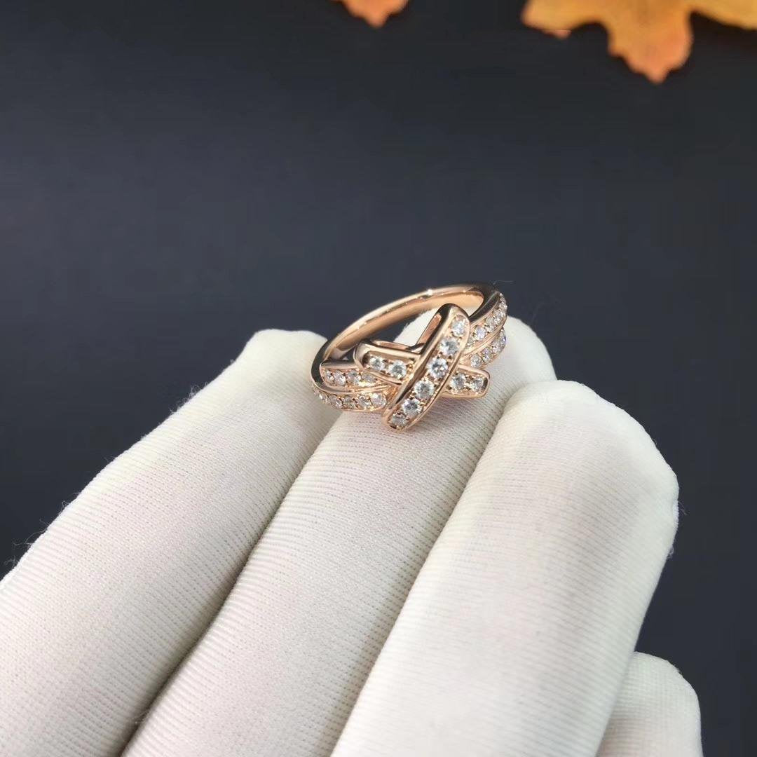 [⭐Hevara Jewelry]JEUX DE RING PINK GOLD DIAMOND