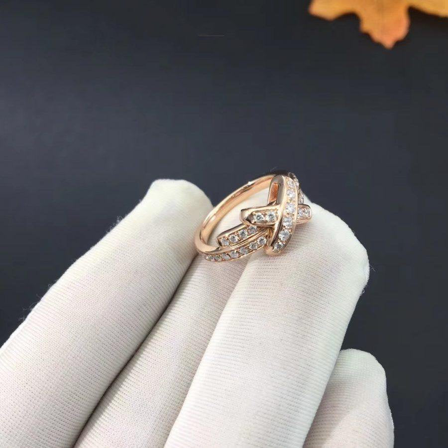 [⭐Hevara Jewelry]JEUX DE RING PINK GOLD DIAMOND