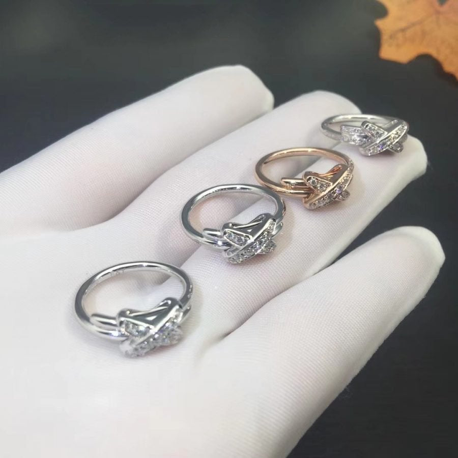 [⭐Hevara Jewelry]JEUX DE SILVER DIAMOND RING