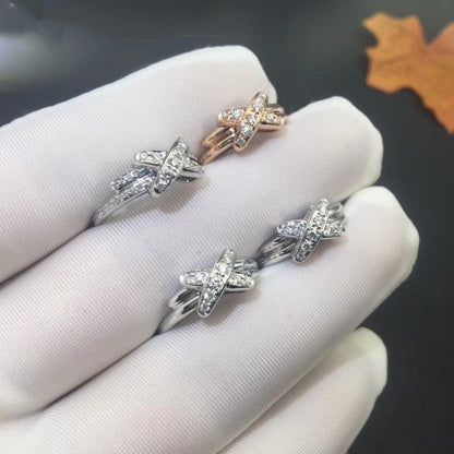 [⭐Hevara Jewelry]JEUX DE SILVER DIAMOND RING