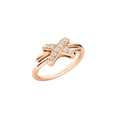 [⭐Hevara Jewelry]JEUX DE PINK GOLD DIAMOND RING