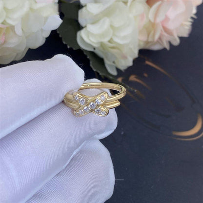 [⭐Hevara Jewelry]JEUX DE GOLD DIAMOND RING