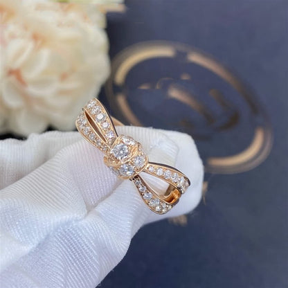 [⭐Hevara Jewelry]LIENS PINK GOLD DIAMOND RING