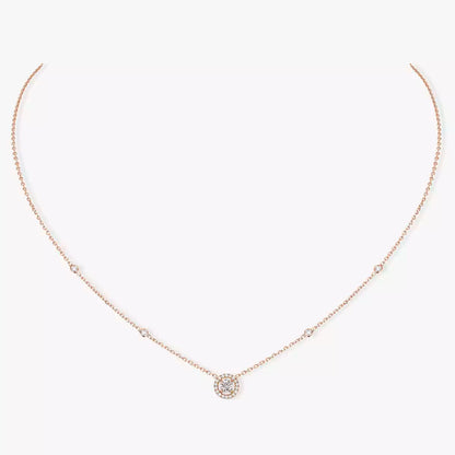 [⭐Hevara Jewelry]Diamond Necklace 0,20ct Brilliant Shape Joy