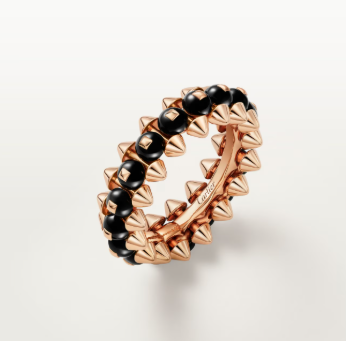 [⭐Hevara Jewelry]CLASH ELEGANT ROSE GOLD RING FEATURING NATURAL AGATE