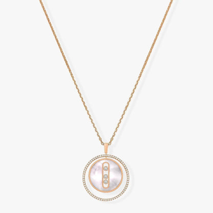 [⭐Hevara Jewelry]Demo MOVE MM NACRE BLANCHE DIAMOND NECKLACE