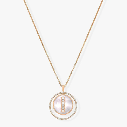 [⭐Hevara Jewelry]Demo MOVE MM NACRE BLANCHE DIAMOND NECKLACE